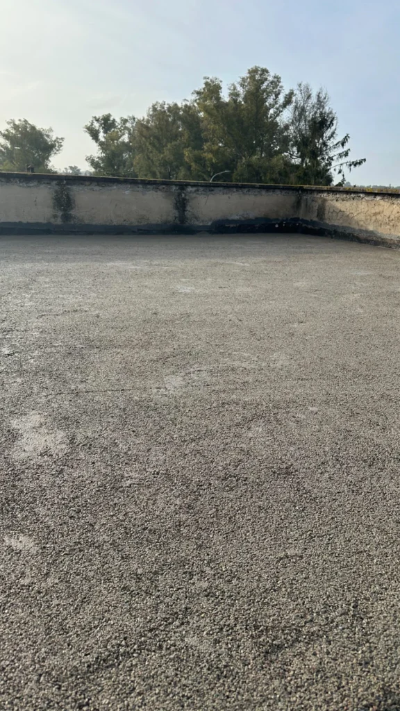 Asciugatura massetto di un terrazzo