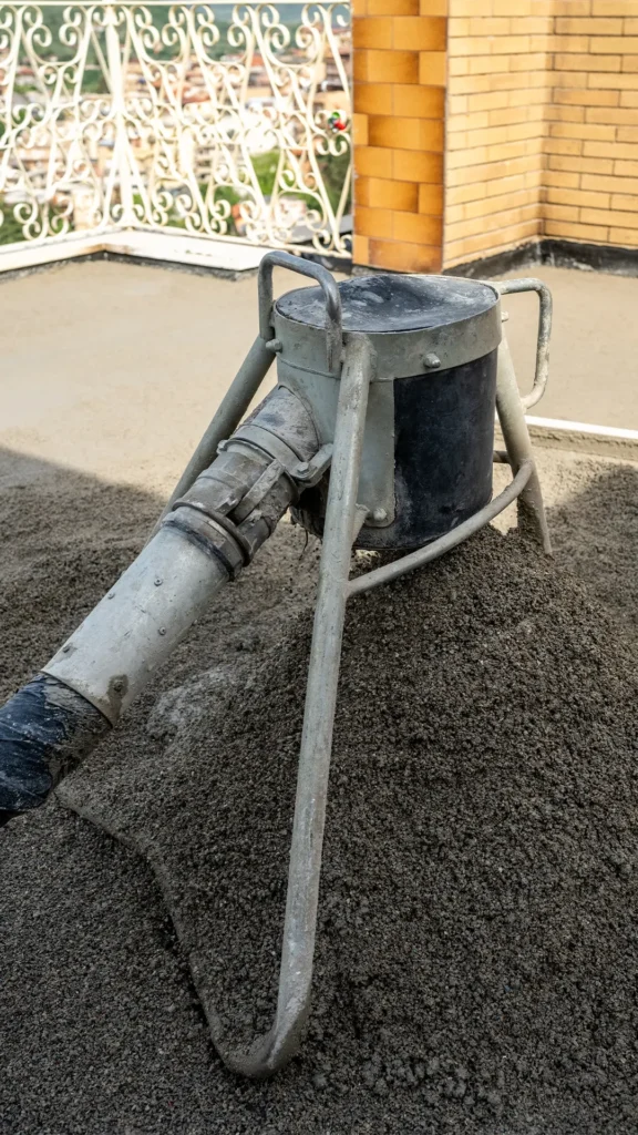 Sistema di pompaggio di un'impresa edile multiservizio 